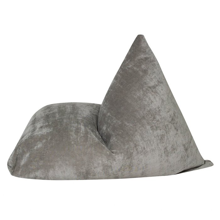 Кресло Пирамида серого цвета - купить Бескаркасная мебель по цене 3590.0