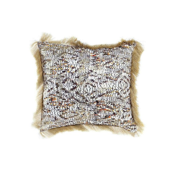 Подушка из полиэстера 45x45 с бахромой