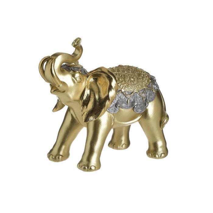 Статуэтка Слон M золотого цвета