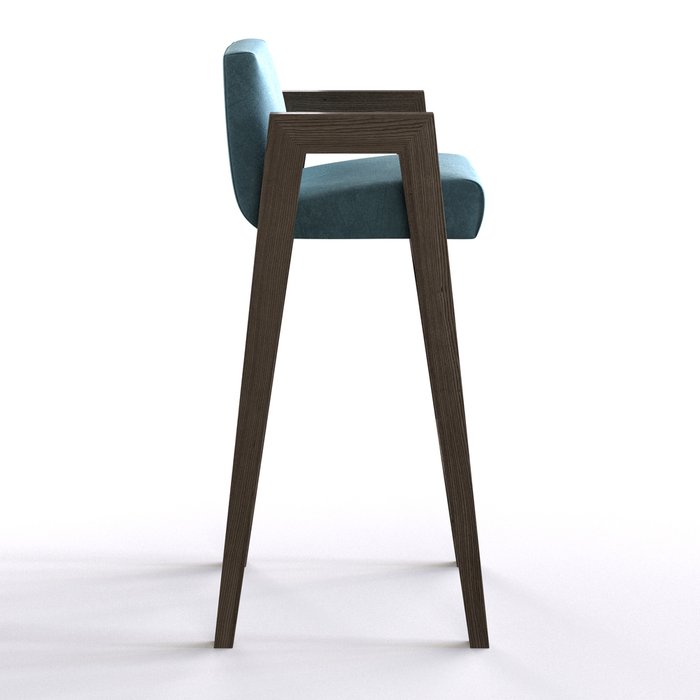 Барный стул FIve коричнево-голубого цвета - купить Барные стулья по цене 37655.0
