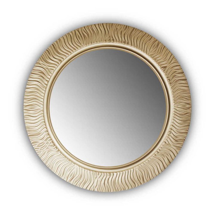Настенное зеркало FASHION WAVE gold