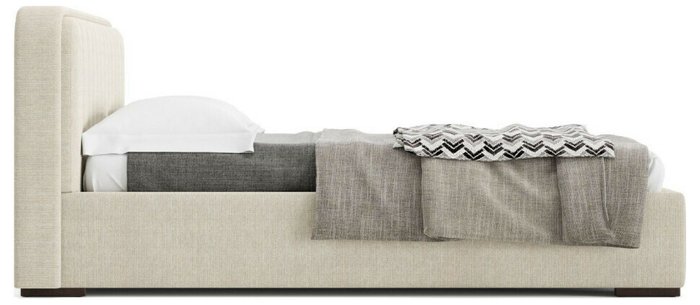 Кровать Forma 180х200 бежевого цвета с прострочкой без подъемного механизма - купить Кровати для спальни по цене 128700.0