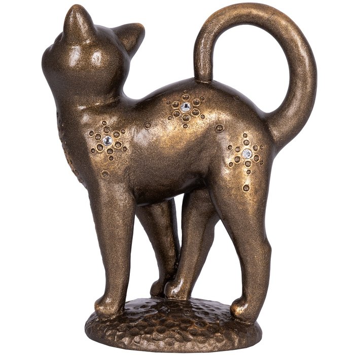 Статуэтка Кошка бронзового цвета - купить Фигуры и статуэтки по цене 2833.0