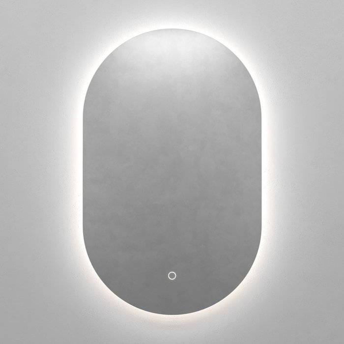 Настенное зеркало Nolvis NF LED S с нейтральной подсветкой и сенсорным включателем