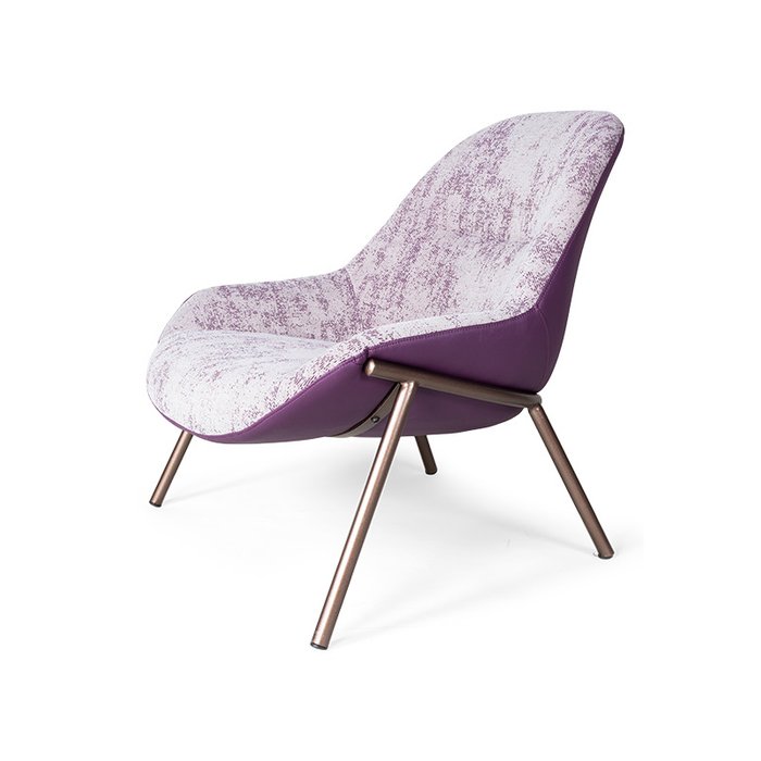 Кресло Beylic фиолетового цвета