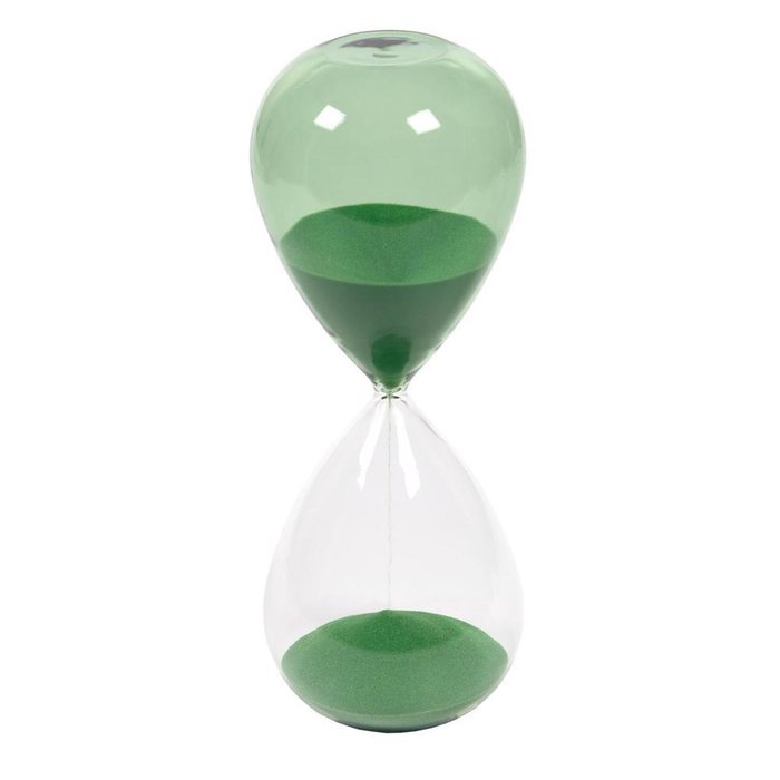 Песочные часы Breshna зеленого цвета