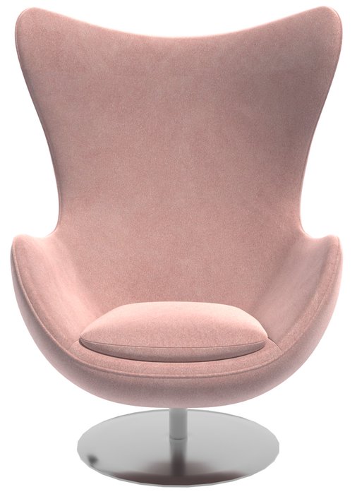 Кресло Egg розового цвета - купить Интерьерные кресла по цене 75000.0