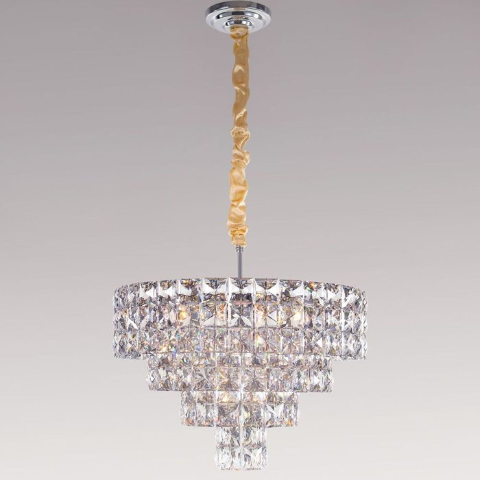 Хрустальная люстра 06806-0.4-09 DN (хрусталь, цвет прозрачный)