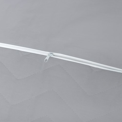 Пододеяльник 'Цвет эмоций' 146х210 стеганый на молнии Зима-лето, поплин, 100% хлопок, пл. 110 гр./кв. м., 'Грей' - лучшие Пододеяльники в INMYROOM