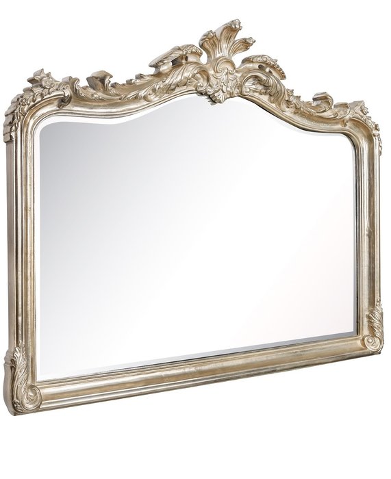 Зеркало в резной раме Solerno Silver - купить Настенные зеркала по цене 41500.0