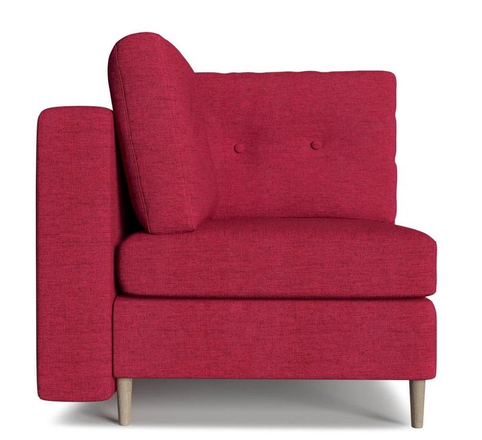 Модуль угловой сектор Белфаст красного цвета - купить Интерьерные кресла по цене 17241.0