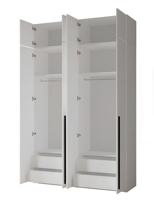 Шкаф София белого цвета - купить Шкафы распашные по цене 49960.0