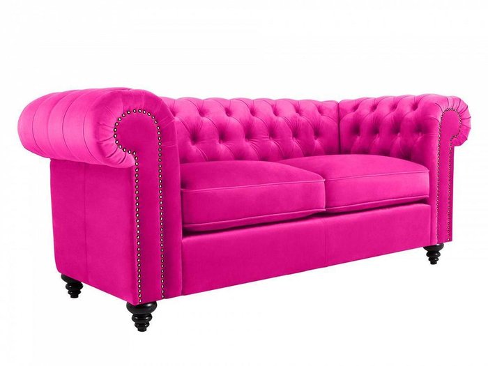 Диван Chester Classic розового цвета - купить Прямые диваны по цене 86940.0