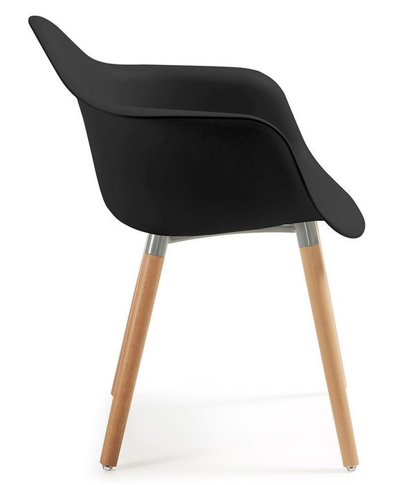 Кресло Kenna черное - лучшие Обеденные стулья в INMYROOM