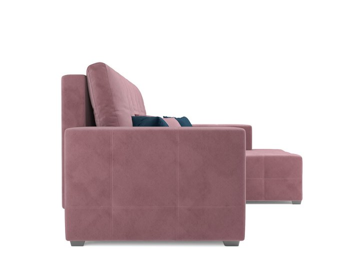 Угловой диван-кровать Монреаль пудрового цвета - лучшие Угловые диваны в INMYROOM