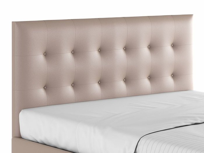 Кровать Селеста 140х200 с подъемным механизмом и матрасом цвета капучино - лучшие Кровати для спальни в INMYROOM