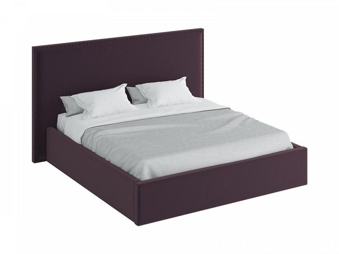 Кровать Blues фиолетового цвета с подъемным механизмом 200x200