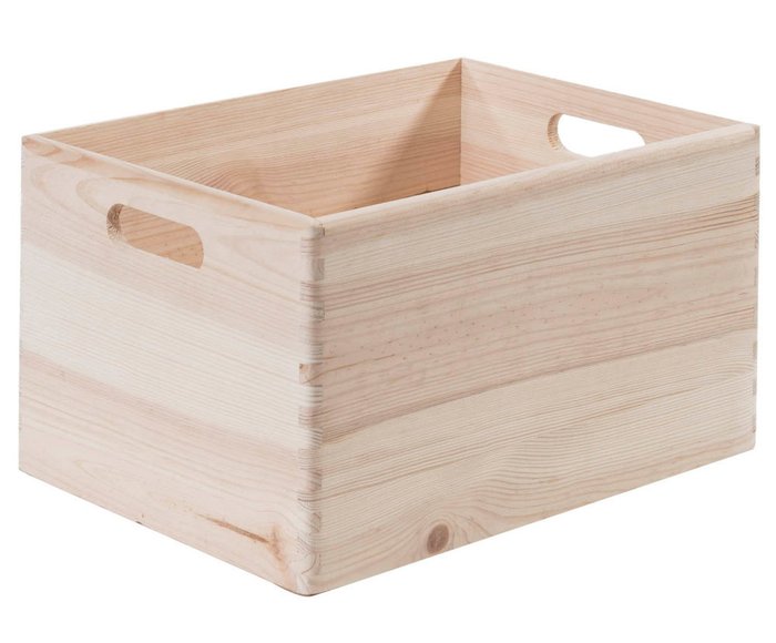 Ящик для хранения из массива сосны