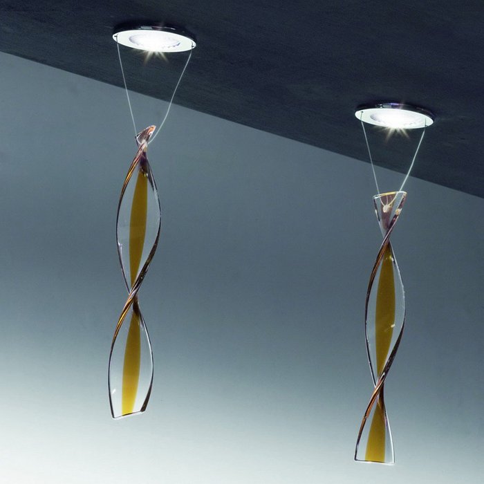 Встраиваемый светильник Axo Light AURA из двухслойного цветного стекла - купить Встраиваемые споты по цене 10540.0