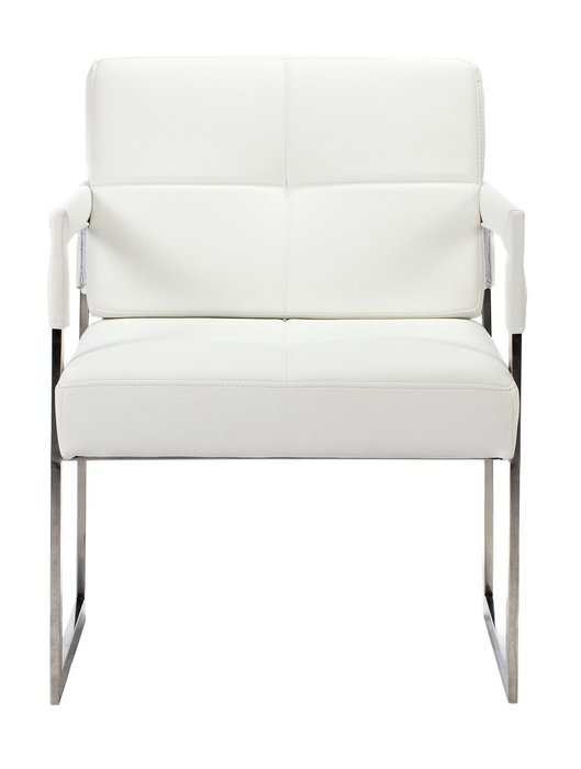 Кресло Aster Chair White Premium Leather  - купить Интерьерные кресла по цене 57600.0