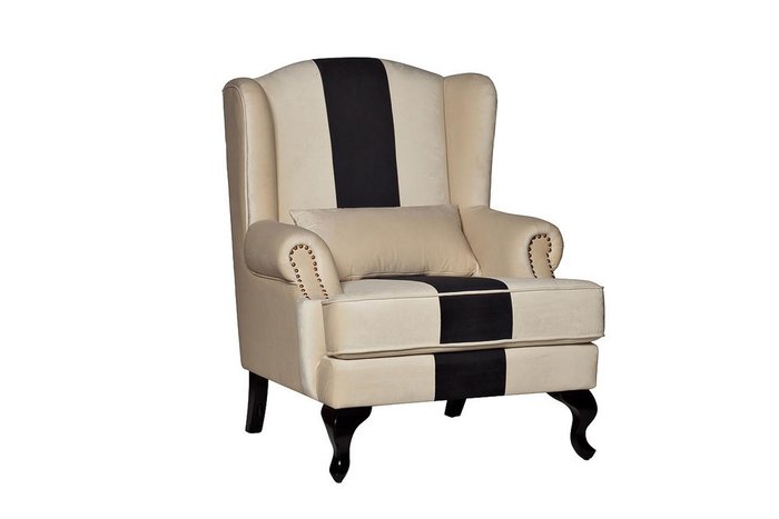 Кресло черно-белое - купить Интерьерные кресла по цене 67800.0