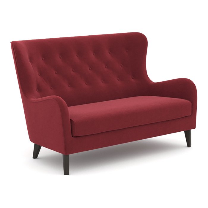 Диван двухместный Montreal (156 см) красного цвета - купить Прямые диваны по цене 49800.0