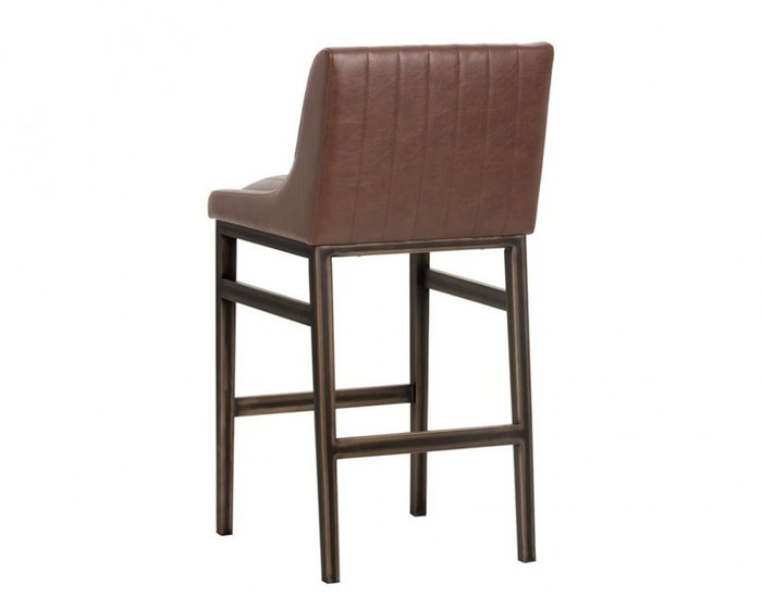 Стул полубарный Boston коричневого цвета - купить Барные стулья по цене 77500.0