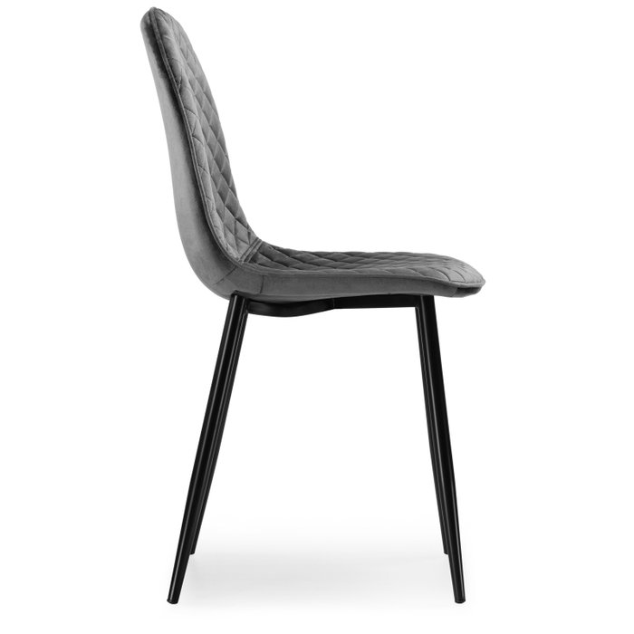 Стул Capri темно-серого цвета - лучшие Обеденные стулья в INMYROOM