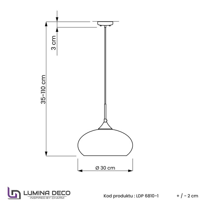 Подвесной светильник Lumina Deco Brosso LDP 6810 GY - купить Подвесные светильники по цене 3108.0