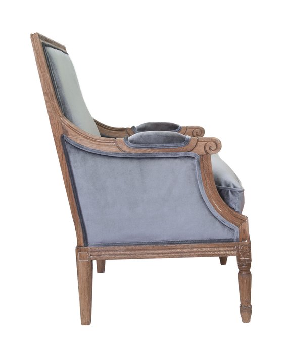 Классическое кресло Coolman серого цвета - купить Интерьерные кресла по цене 55800.0