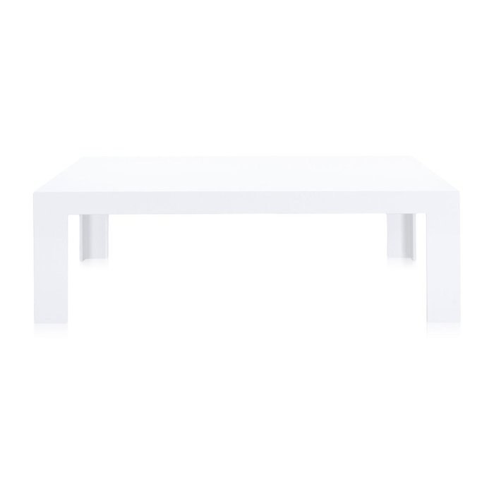 Стол журнальный Invisible Table белого цвета 