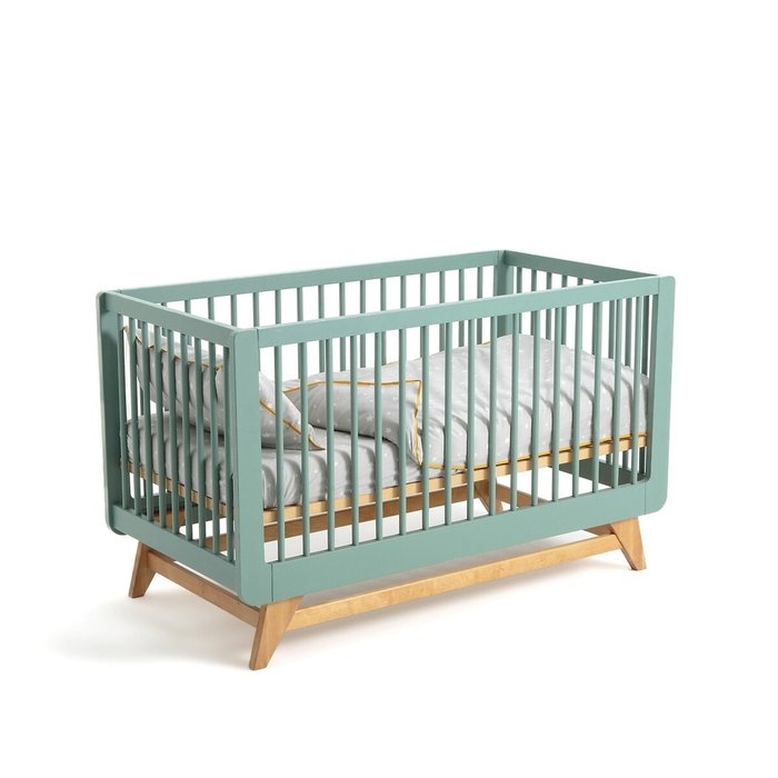 Кровать детская раздвижная Willox 70х140 зеленого цвета - лучшие Колыбели в INMYROOM