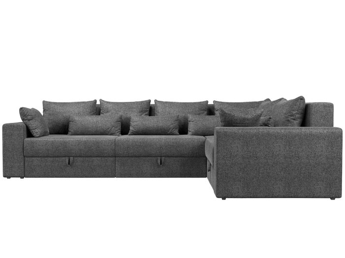 Угловой диван-кровать Мэдисон Long серого цвета - купить Угловые диваны по цене 68990.0