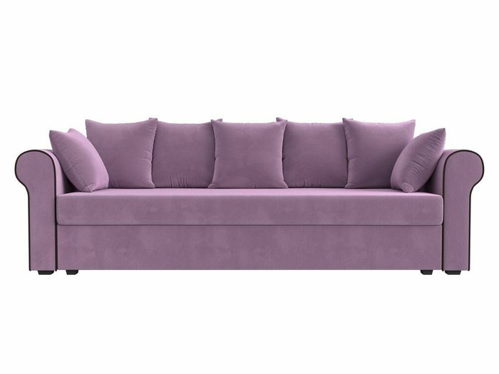 Прямой диван-кровать Рейн сиреневого цвета  - купить Прямые диваны по цене 28999.0