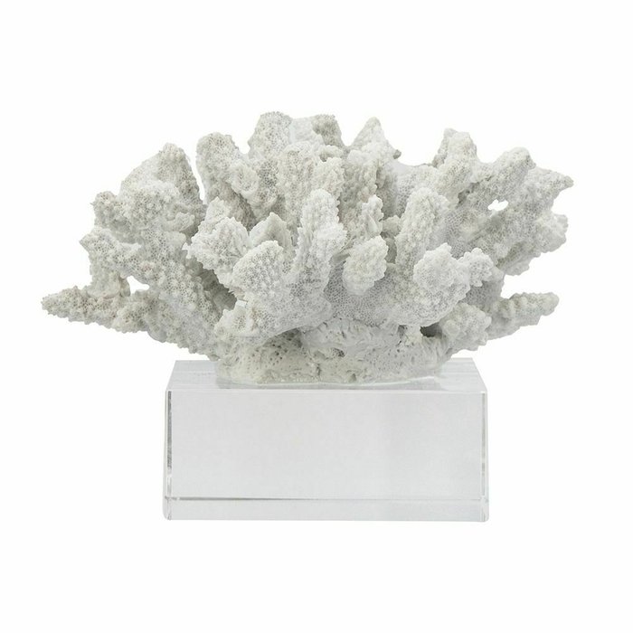 Декор Коралл белого цвета - купить Фигуры и статуэтки по цене 10170.0