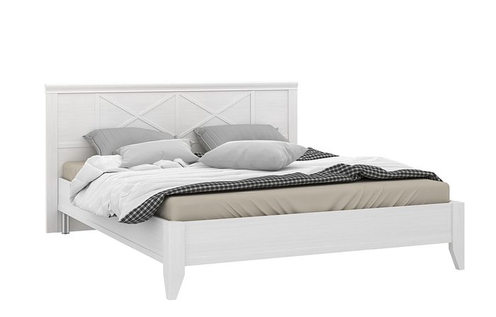 Кровать Кантри 180х200 белого цвета - купить Кровати для спальни по цене 67309.0