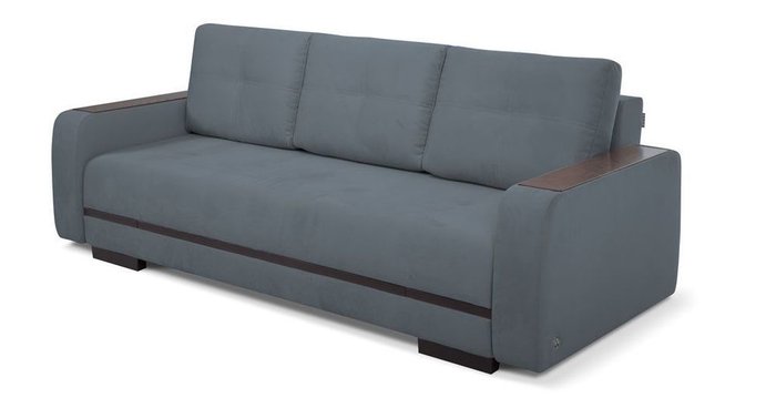 Прямой диван-кровать Марио Modern темно-серого цвета - купить Прямые диваны по цене 84522.0