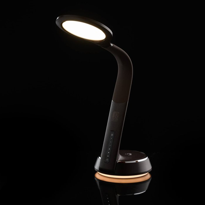 Настольная лампа Ракурс коричневого цвета - купить Рабочие лампы по цене 12400.0