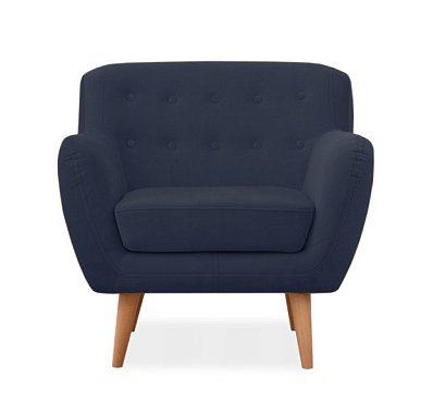 Кресло Эллинг дизайн 8 тесно-синего цвета - купить Интерьерные кресла по цене 17850.0