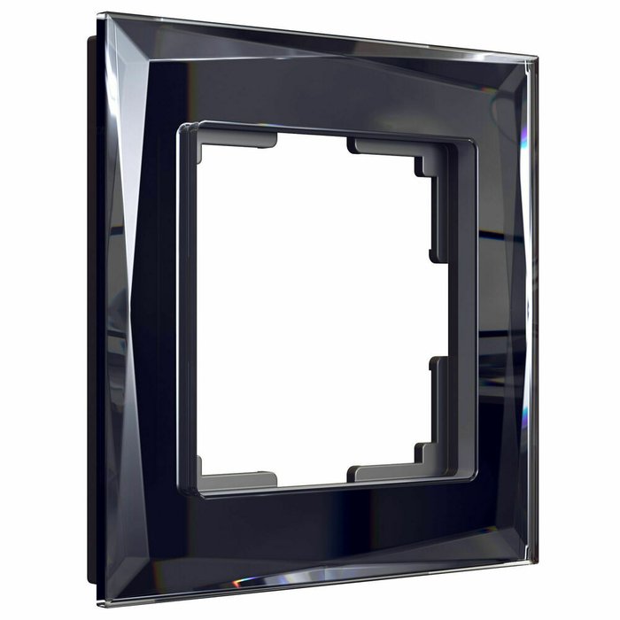 Рамка из стекла на 1 пост Diamant черный W0011208 Рамка из стекла на 1 пост Diamant черный W0011208