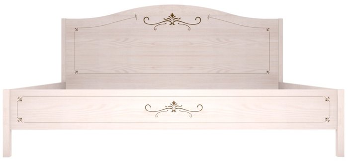Кровать Афродита 160х200 светло-бежевого цвета - купить Кровати для спальни по цене 16844.0
