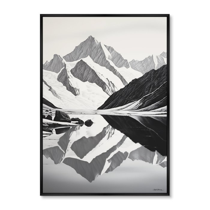 Набор из двух репродукций картин Landscape Collection, Day and night, 2024г. - лучшие Картины в INMYROOM
