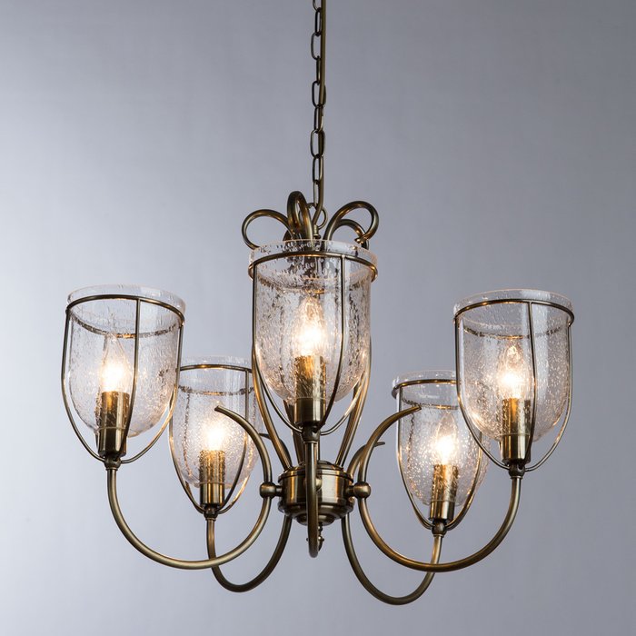 Подвесная люстра Arte Lamp "Salvador" в кантри-стиле - купить Подвесные люстры по цене 15990.0