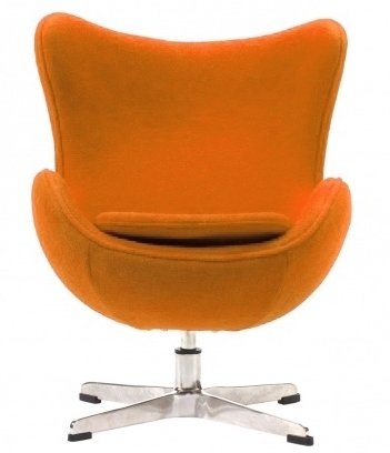 Детское кресло Egg Chair Оранжевый Кашемир