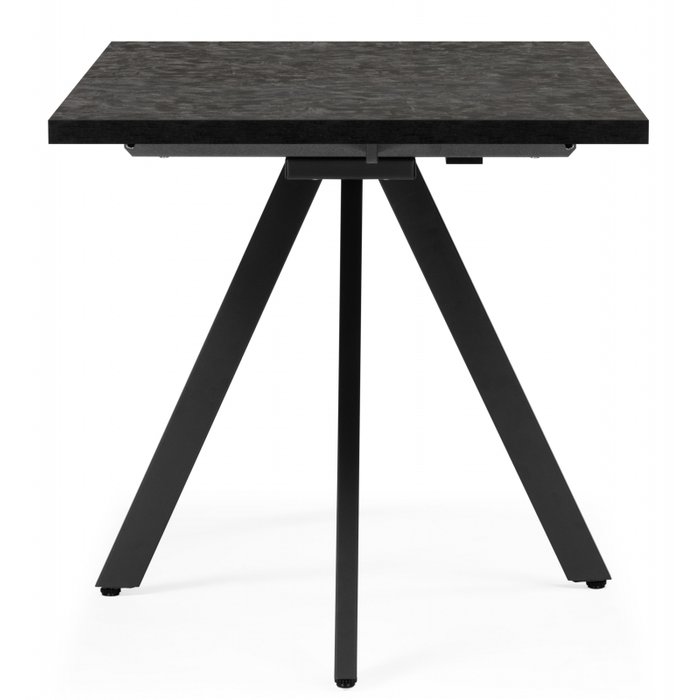 Раздвижной обеденный стол Keon 77х116 черного цвета - купить Обеденные столы по цене 18040