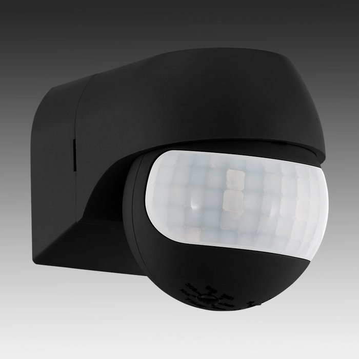 Уличный настенный светильник Detect Me черного цвета - купить Настенные уличные светильники по цене 2290.0