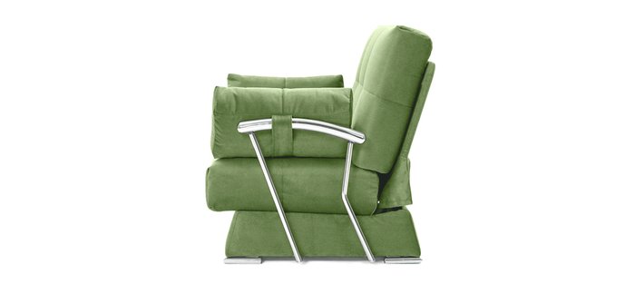 Раскладной диван с подлокотниками Delux GALAXY зеленого цвета - лучшие Прямые диваны в INMYROOM