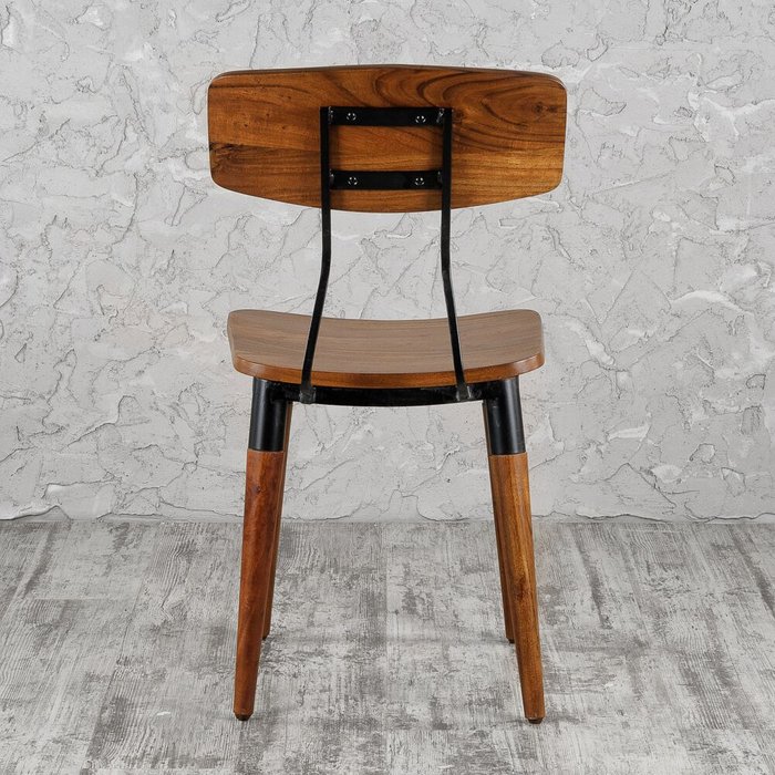 Стул из дерева и металла  - купить Обеденные стулья по цене 14400.0