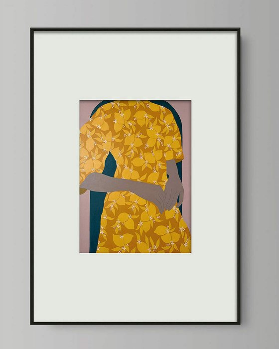 Интерьерное жикле Lemons 50х70 желтого цвета - купить Картины по цене 9000.0 Интерьерное жикле Lemons 50х70 желтого цвета - купить Картины по цене 9000.0