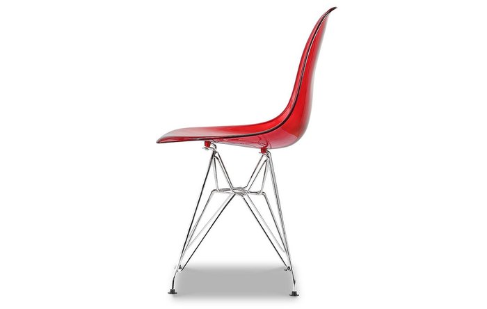 Стул Джексон с красным пластиковым сидением  - купить Обеденные стулья по цене 6700.0